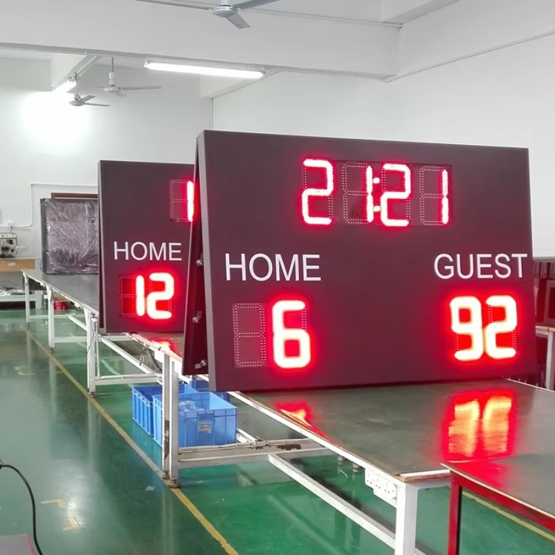 Led كرة السلة كرة اليد الكرة ا - مراجعة Scoreboard Digital وسعره