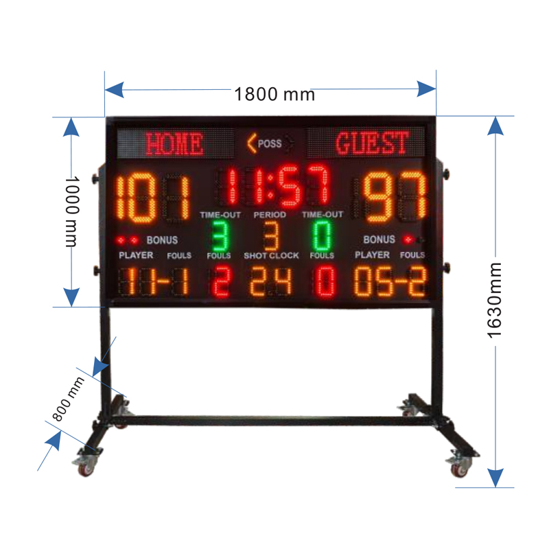 لوحة نتائج رقمية خارجية LED لل - مراجعة Scoreboard Digital وسعره