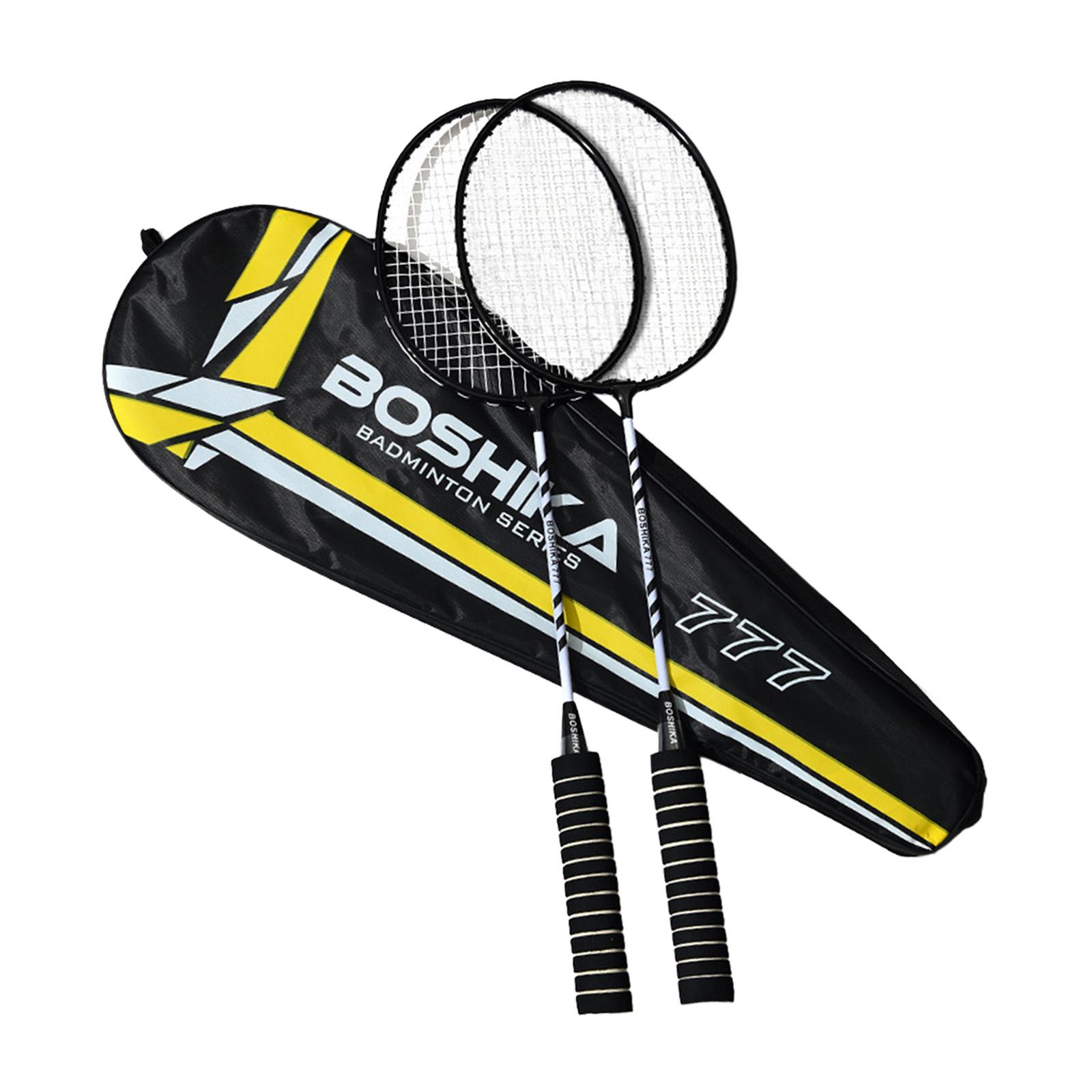 مجموعة مضارب تنس الريشة من قطع - مراجعة Badminton Game وسعره