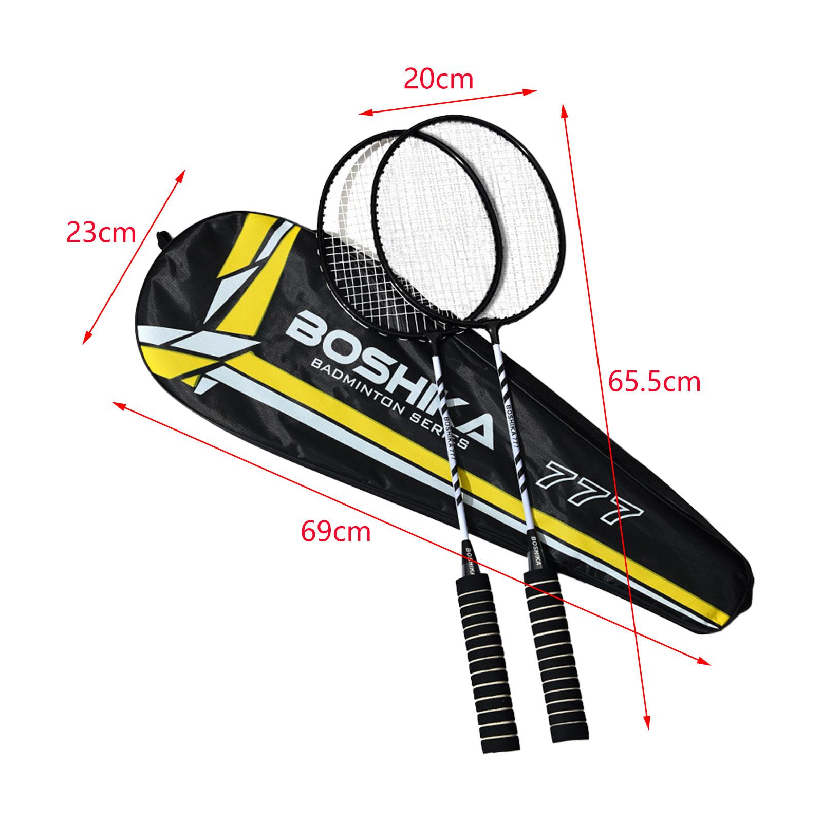 مجموعة مضارب تنس الريشة من قطع - مراجعة Badminton Game وسعره