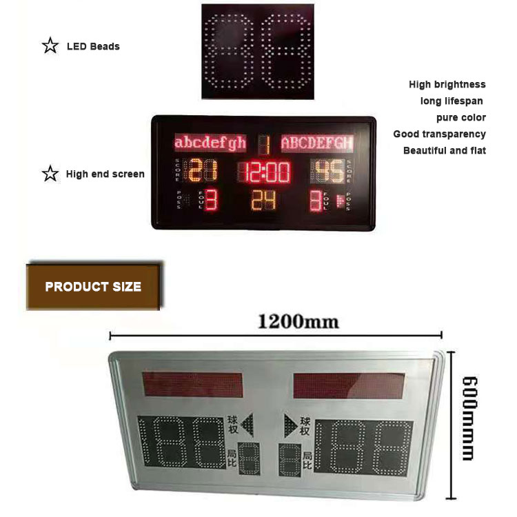 لوحة نتائج رياضية رقمية LED صغ - مراجعة Scoreboard Digital وسعره