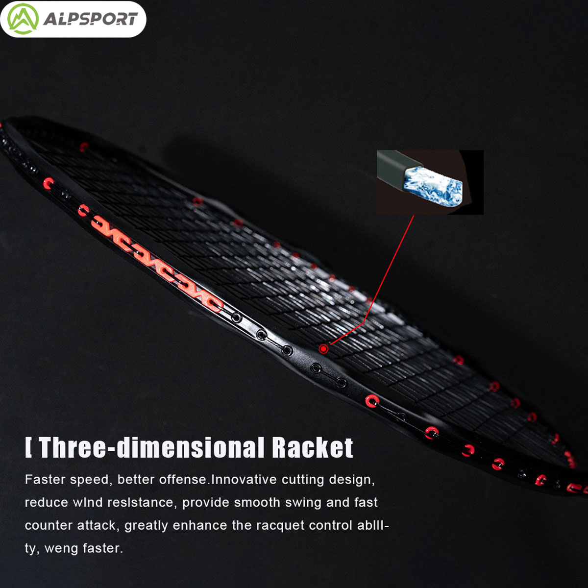 ألبسبورت MH-V5 5U 75 جرام تموج - مراجعة Li Ning Racket وسعره