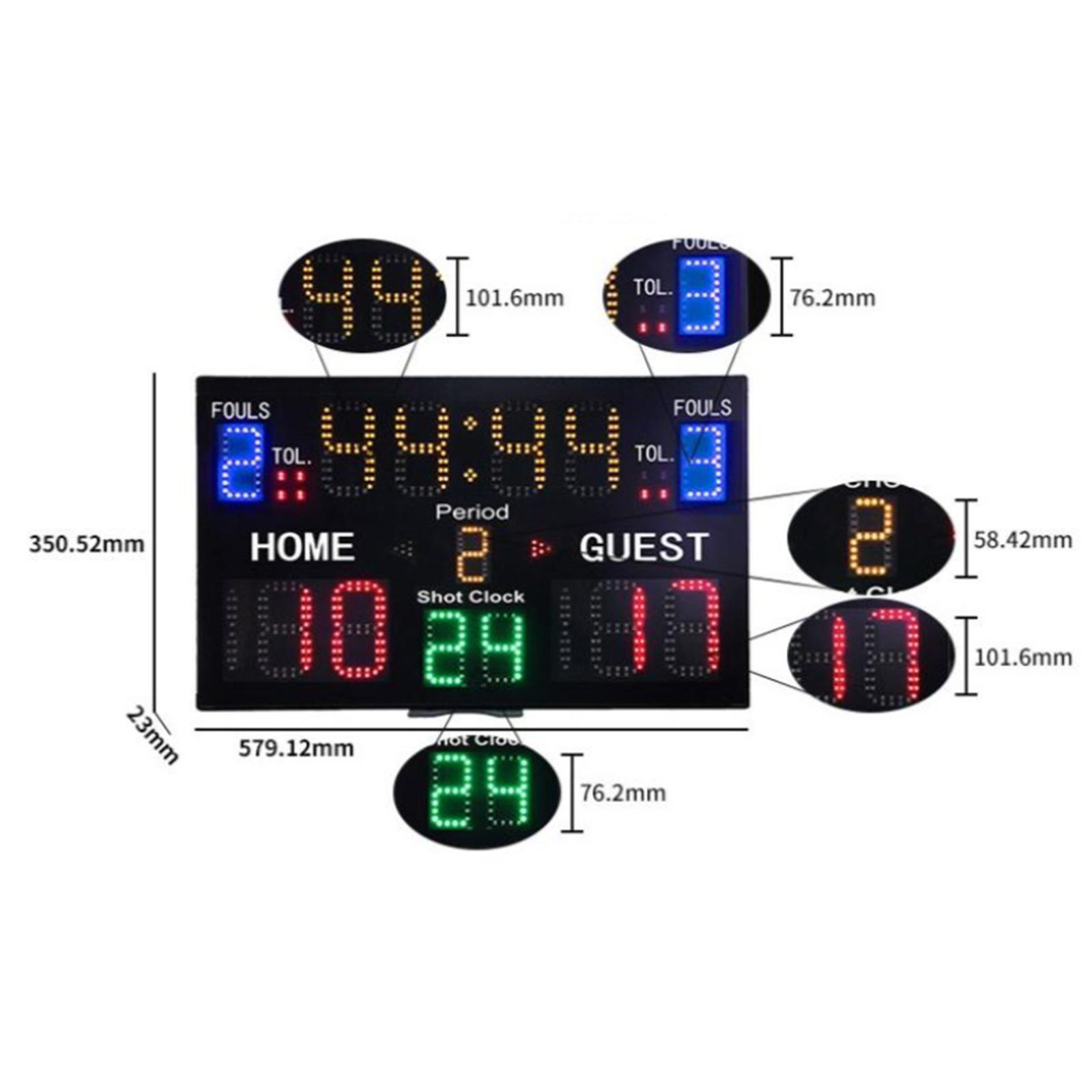 لوحة النتائج كرة السلة في الأم - مراجعة Scoreboard Digital وسعره